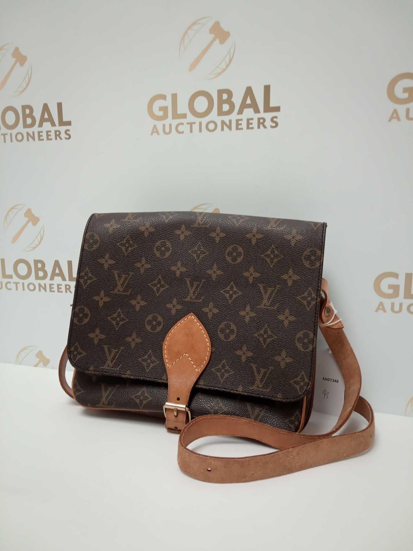 RRP £1800 Louis Vuitton Cartouchiere Monogram Canvas Shoulder Bag