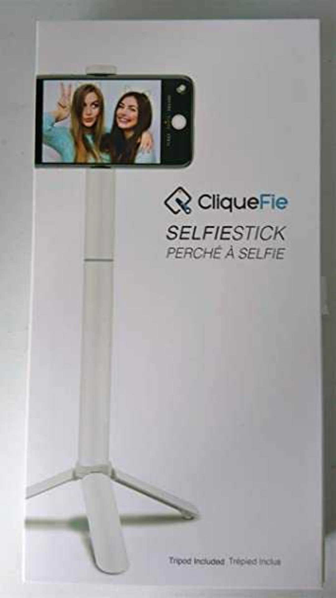 RRP £360 Lot To Contain 6 Boxed Cliquefie Selfie Sticks