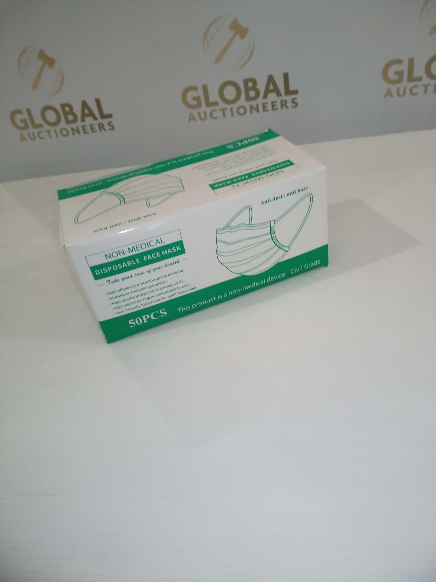 RRP £250 2 Boxes Of 50 Non-Medical Disposable Face Masks