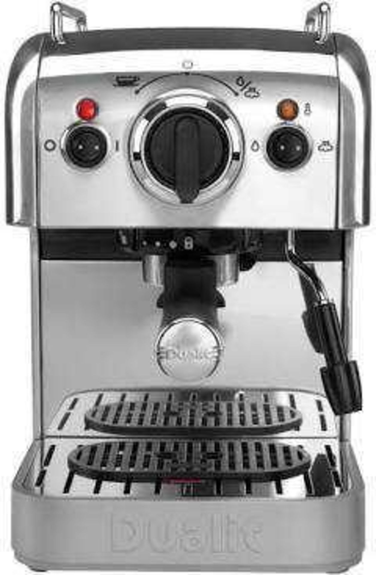 RRP £185 Boxed Dualit Dcm2X Coffee System And Jug, Polished Steel