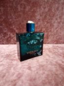 RRP £70 Unboxed 100Ml Tester Bottle Of Versace Eros Pour Homme Edt Spray Ex-Display