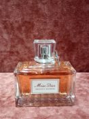 RRP £110 Unboxed 100Ml Tester Bottle Of Miss Dior Absolutely Blooming Eau De Parfum Ex-Display(