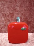 RRP £55 Unboxed 100Ml Tester Bottle Of Lacoste L.12.12 Rouge Eau De Toilette Spray Ex-Display