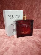 RRP £80 Boxed 100Ml Tester Bottle Of Versace Eros Flame Eau De Parfum Spray