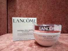 RRP £50 Brand New Boxed Unused Tester Of Lancôme Paris Hydra Zen Nuit Neurocalm Soothing Recharging