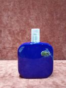 RRP £55 Unboxed 100Ml Tester Bottle Of Lacoste L.12.12 Bleu Eau De Toilette Spray Ex-Display