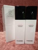 RRP £75 Lots To Contain Two Brand New Boxed Unused 150Ml Testers Of Chanel Paris Le Lait Anti-Pollut