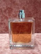 RRP £70 Unboxed 100Ml Tester Bottle Of Dolce And Gabbana The One Eau De Toilette Spray Ex-Display