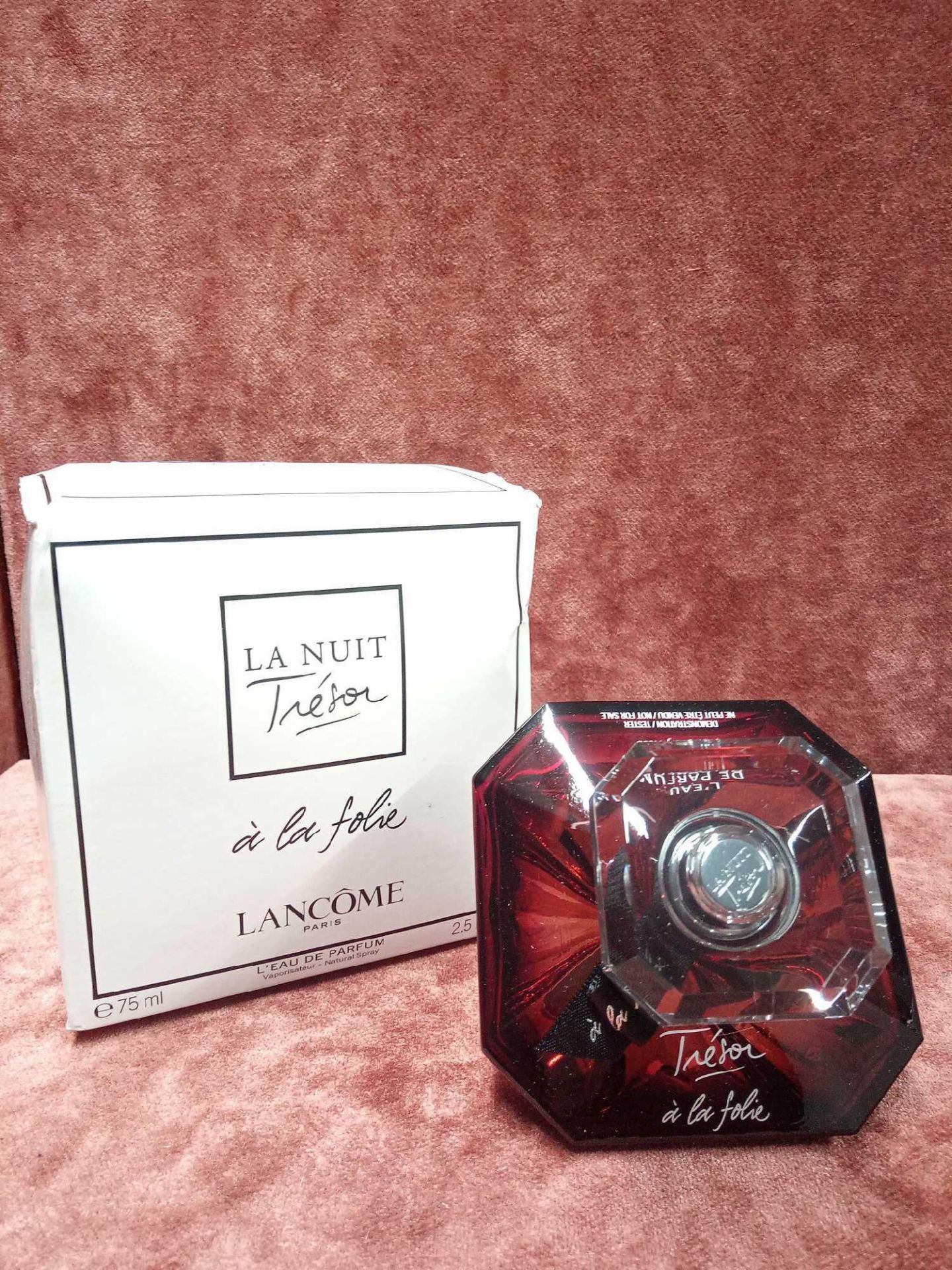 RRP £85 Boxed 75Ml Tester Bottle Of Lancôme Paris La Nuit Tresor A La Folie L'Eau De Parfum Spray