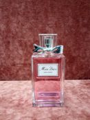 RRP £90 Unboxed 100Ml Tester Bottle Of Miss Dior Rose And Roses Edt Spray Ex-Display