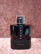 RRP £85 Unboxed 100Ml Tester Bottle Of Prada Luna Rossa Black Eau De Parfum Spray Ex-Display