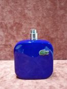 RRP £55 Unboxed 100Ml Tester Bottle Of Lacoste L.12.12 Bleu Eau De Toilette Spray Ex-Display