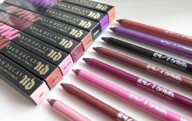 RRP £100 Lot To Contain 6 Brand New Boxed Unused Testers Of Urban Decay 24 7 Glide On Lip Pencils (