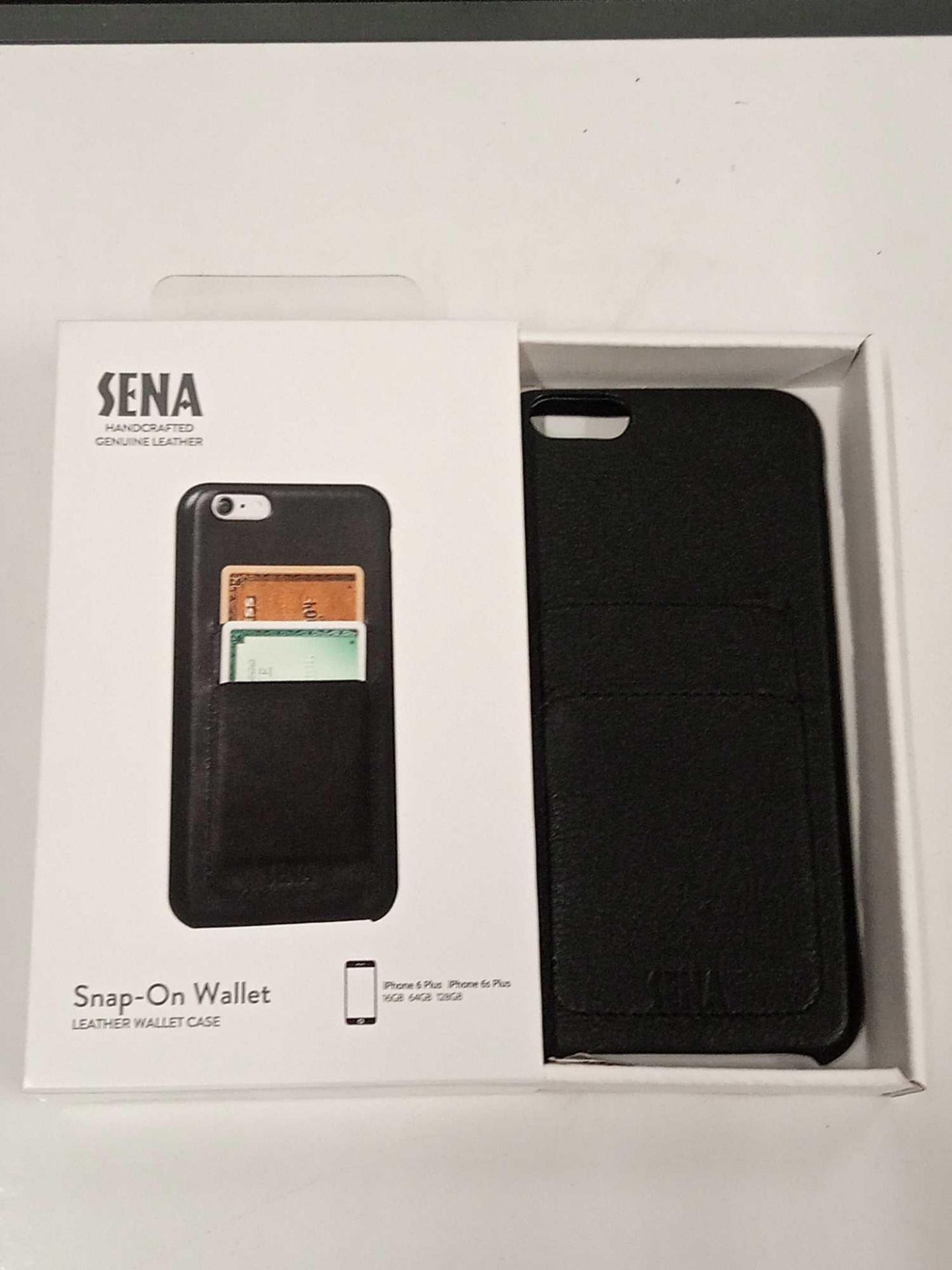 RRP £190 Lots To Contain 19 Brand New Boxed Sena Handcrafted Genuine Leather Snap-On Wallet Cases - Image 2 of 3