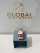RRP £120 Unboxed Women's Designer Irma Storm Rose Gold And Pink Face Stainless Steel Thick Case