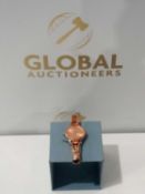 RRP £130 Unboxed Rose Gold Womens Designer Guess Wrist Watch