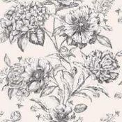 RRP £160 4 New Sealed Rolls Of Holden Premium Quality Wallpaper Cordelia Black And White Design