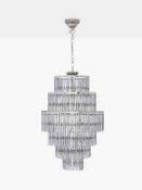 RRP £480 Boxed John Lewis Athena Chandelier Glass Pendant