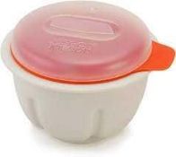 RRP £240 Lot To Contain 24 Joseph Joseph M-Cuisine Microwave Egg Poachers Orange