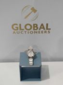 RRP £100 Unboxed Baby-G White And Silver Slim Designer Wrist Watch