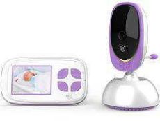 RRP £130 Boxed BT Video Baby Monitor 5000 With Remote Controlled Pan And Tilt 2.8 Inch Screen