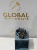 RRP £110 Unboxed Men's Designer Guess Black And Grey Camo Design Rubber Strapped Wrist Watch