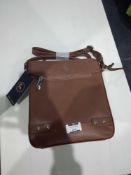 RRP £200 2 Tagged Ashwood Leather Tan Coloured Leather Across Body Bags