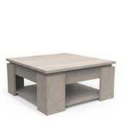 RRP £110 - Boxed 'Segur' Coffee Table In Champagne Oak