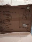 RRP £400 - Boxed 'Kyle' Dining Chairs (Appraisals Available On Request) (Pictures For Illustration