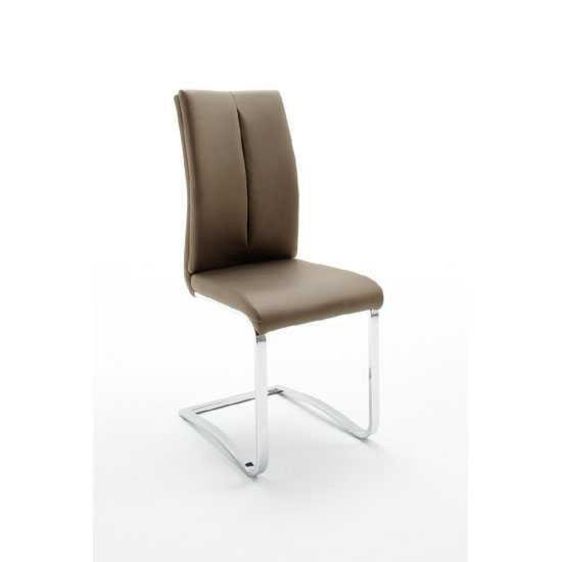 RRP £200 - Boxed 2 'Tavis' Cappuccino Dining Chairs (Appraisals Available On Request) (Pictures