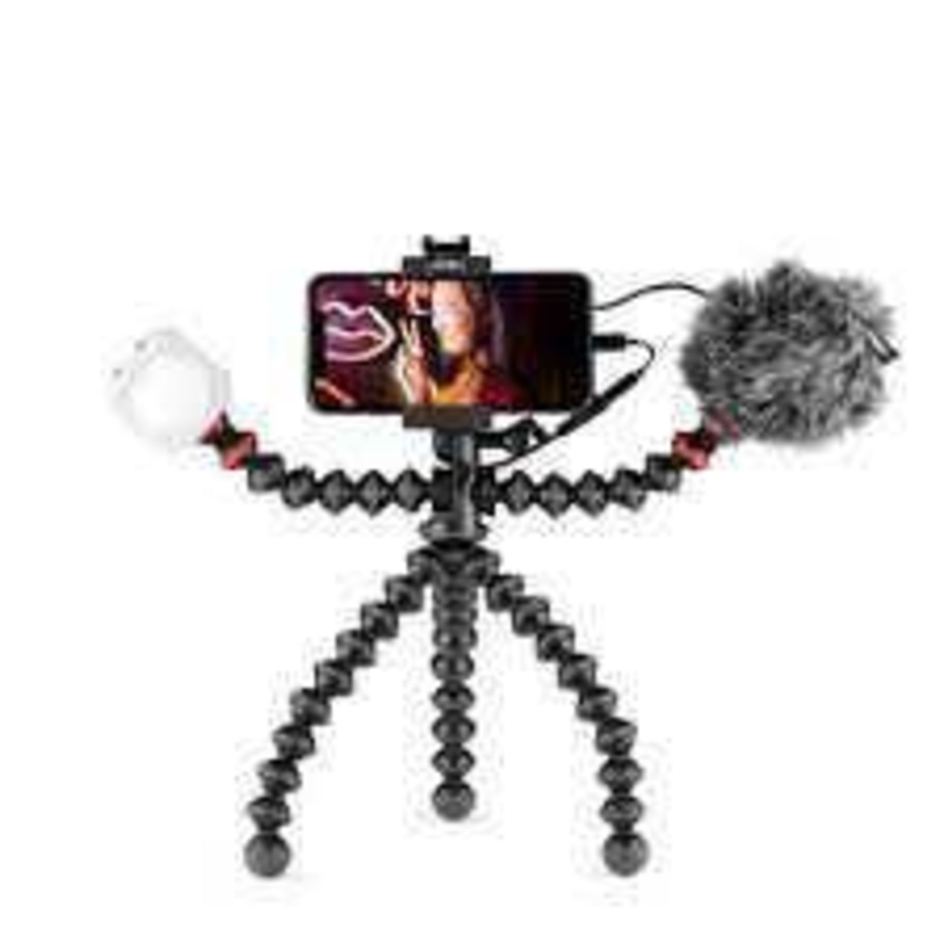 RRP £150 Lot To Contain Boxed Joby Gorilla Pod Mobile Vlogging Kit