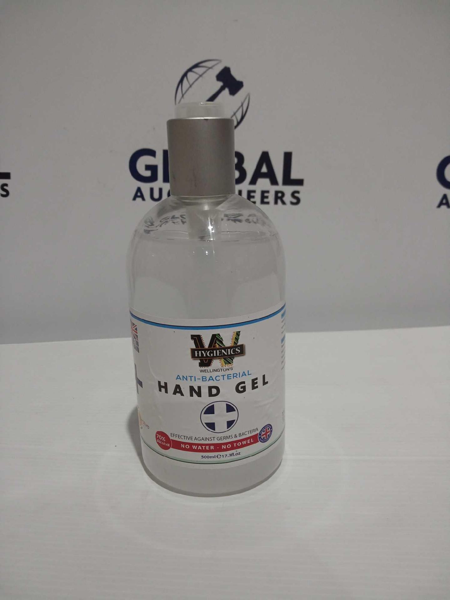 RRP £350 Box Of 35 Wellingtons 500Ml Hand Sanitizer Gels