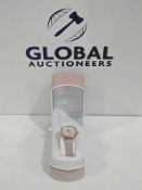 RRP £100 Lot To Contain Boxed Ladies Lorus Beige Leather Strap And Brass Dial Wrist Watch