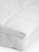 RRP £220 John Lewis Specialist Synthetic Memory Foam And Microfibre Super King-Size Mattress Topper