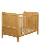 RRP £125 Boxed John Lewis Alex Cot Bed In White Complete