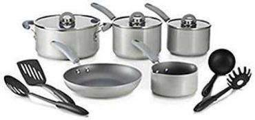 RRP £100 Lot To Contain Boxed Cook Essentials 5-Piece Pan Set