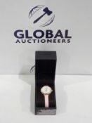 RRP £100 Lot To Contain Boxed Ladies Limit Branded Pink Leather Strap Wrist Watch