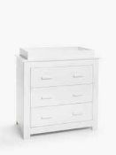 RRP £325 When Complete Boxed Charlotte Dresser Table Part 1Of2 In White