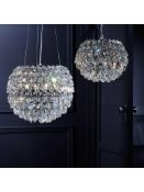 RRP £295 Lot To Contain Boxed John Lewis Alexa Crystal Ceiling Light