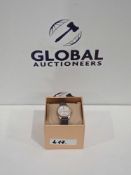 RRP £160 Lot To Contain Boxed Bailey & Quinn Grey Leather Strap And Copper Dial Wrist Watch