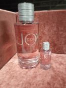 RRP £200 Brand New 1 Litre Christian Dior Joy Eau De Parfum Dummy Display Bottle (Please Note Displa