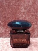 RRP £65 Unboxed 90 Ml Tester Bottle Of Versace Crystal Noir Eau De Toilette Spray Ex-Display