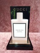 RRP £80 Unboxed 100Ml Tester Bottle Of Gucci Bloom Gocce Di Fiori Eau De Toilette Spray Ex-Display