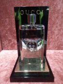 RRP £75 Unboxed 90 Ml Tester Bottle Of Gucci Guilty Platinum Eau De Toilette Spray Ex-Display