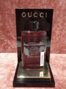 RRP £100 Unboxed 90Ml Tester Bottle Of Gucci Guilty Absolute Pour Femme Eau De Parfum Ex-Display