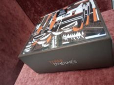 RRP £110 Brand New Boxed Terre Hermes Eau Intense Vetiver Gift Set To Include 100Ml Eau De Parfum Sp