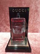 RRP £100 Unboxed 90Ml Tester Bottle Of Gucci Guilty Absolute Pour Femme Eau De Parfum Ex-Display