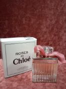 RRP £65 Boxed 75Ml Tester Bottle Of Chloe Roses De Chloe Edt Spray