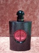 RRP £85 Unboxed 75Ml Tester Bottle Of Yves Saint Laurent Black Opium Eau De Parfum Neon Spray Ex-Dis