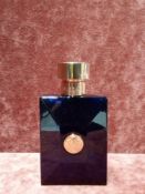 RRP £65 Unboxed 100Ml Tester Bottle Of Versace Dylan Blue Eau De Toilette Spray Ex-Display